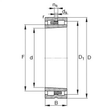 FAG Cylindrical roller Bearings - NNU4940-S-K-M-SP