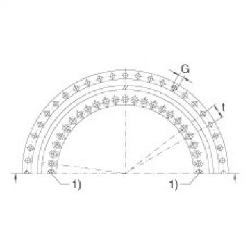 FAG Axial angular contact ball Bearings - ZKLDF150