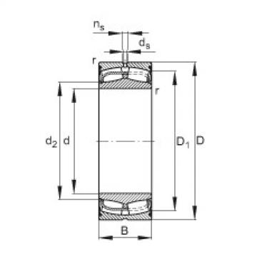 FAG Sealed spherical roller Bearings - 24030-BE-XL-2VSR