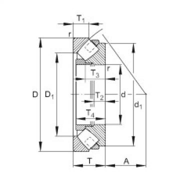 FAG Axial spherical roller Bearings - 292/630-E1-MB