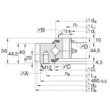 FAG Crossed roller Bearings - XSA140414-N