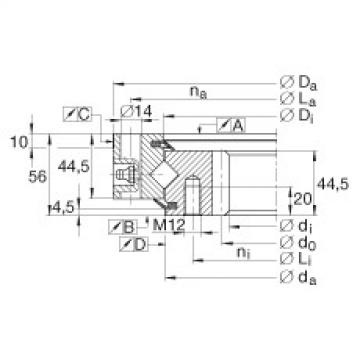 FAG Crossed roller Bearings - XSI140544-N