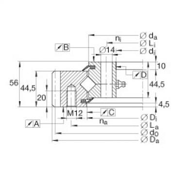 FAG Crossed roller Bearings - XSA141094-N