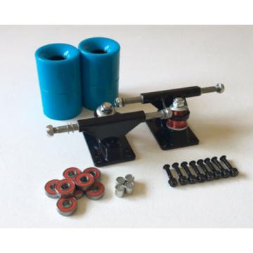 Combo 3” Trucks+60mm Wheels Abec 9 Bearing Fit For Penny Style Retro Sktateboard