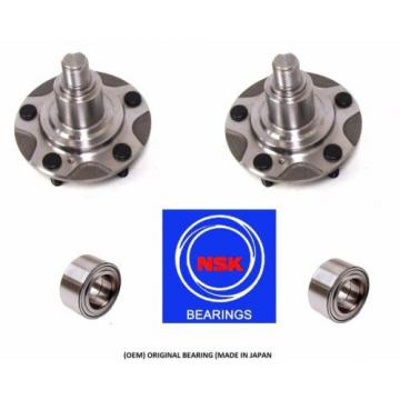 FRONT Wheel Hub &amp; (OEM) NSK Bearing Kit Fit 2000-2009 Honda S2000 (PAIR)