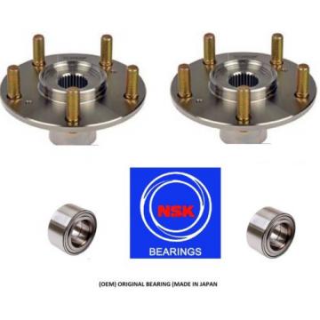 Front Wheel Hub&amp;(OEM)NSK Bearing Kit fit Acura TSX 2004 2005 2006 2007 2008 PAIR