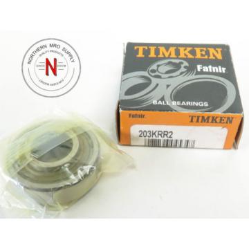 FAFNIR / TIMKEN 203KRR2 DEEP GROOVE BALL BEARING, .635&#034; x 1.575&#034; x 15mm, FIT C0