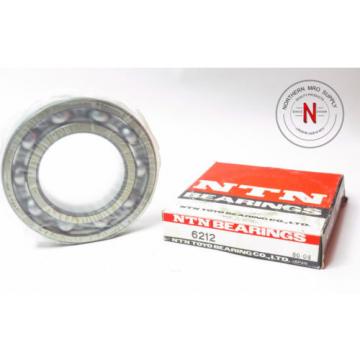 NTN 6212 DEEP GROOVE BALL BEARING, 60mm x 110mm x 22mm, OPEN, C0 FIT