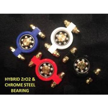 FIDGET SPINNER HAND MADE HYBRID CERAMIC ZrO2 BEARING + BRASS FITTINGS EDC