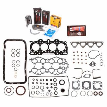 Fit Full Gasket Set Main Rod Bearings Rings 90-01 Acura Integra B18A1 B18B1