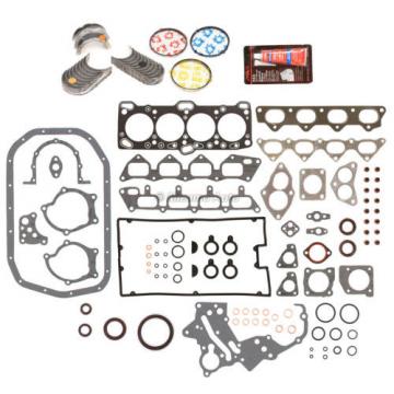 Fit 89-92 Mitsubishi Eagle Plymouth 4G63 4G63T Full Gasket Set Bearings Rings