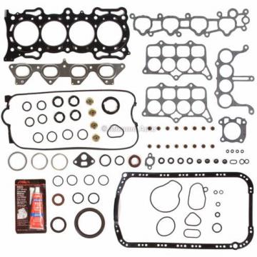 Fit Full Gasket Set Main Rod Bearings Piston Rings 94-97 Acura Honda 2.2 F22B1