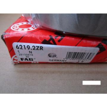 Fag 6219 2ZR, Single Row Ball Bearing(=2 SKF,NSK ,NTN,Timken/Fafnir 219,SNR)