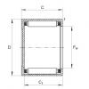 FAG Drawn cup needle roller Bearings with closed end - BK1616