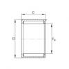 FAG Drawn cup needle roller Bearings with open ends - HN1210