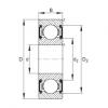 FAG Deep groove ball Bearings - 6001-C-2BRS #1 small image