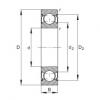 FAG Deep groove ball Bearings - 6000-C-2Z #1 small image