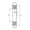 FAG Spindle Bearings - HS7005-C-T-P4S