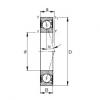 FAG Spindle Bearings - B7012-C-2RSD-T-P4S #1 small image