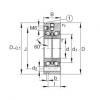 FAG Axial angular contact ball Bearings - ZKLF2575-2RS-XL #1 small image