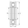 FAG Axial deep groove ball Bearings - 4401 #1 small image