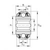 FAG Self-aligning deep groove ball Bearings - GVKE16-205-KRR-B-2C-AS2/V-AH01