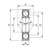 FAG Four point contact Bearings - QJ307-XL-TVP