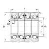 FAG Axial angular contact ball Bearings - ZKLN1747-2RS-2AP-XL #1 small image