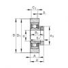 FAG Radial insert ball Bearings - PE30-XL #1 small image