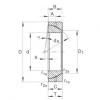 FAG Angular contact spherical plain Bearings - GE110-SX