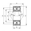 FAG Angular contact ball Bearings - 3314 #1 small image