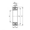 FAG Spherical roller Bearings - 23022-E1A-XL-K-M #1 small image