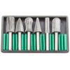 HSS Rotary Cutter Set 6tlg End Mill Set Milling burrs Shaft 0 3/16in Pin router #1 small image