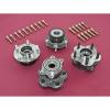 Front &amp; Rear Non-ABS 5-Lug Conversion Hub W/ Extended Studs For 240SX 95-98 S14 #1 small image