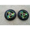 RAT poison push Scooter wheels &amp; Bearings rrp£44 fit madd gear / jd bug etc #1 small image