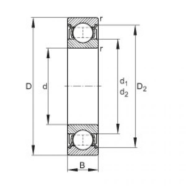 FAG Deep groove ball Bearings - 6002-2Z #1 image