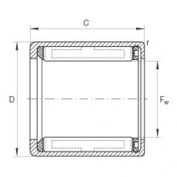 FAG Drawn cup roller clutches - HF0406-KF #1 image