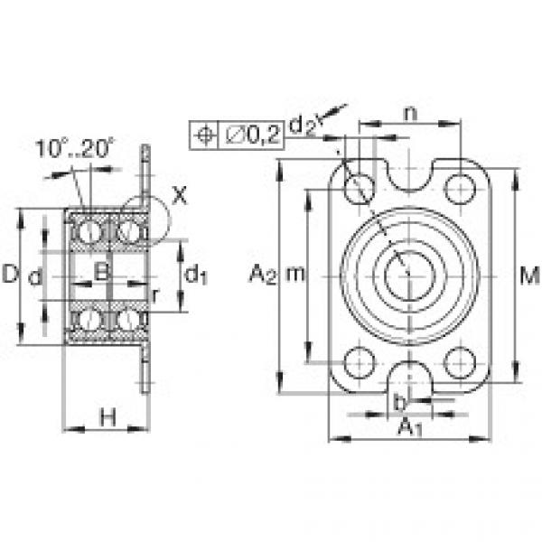 FAG Angular contact ball bearing units - ZKLR0624-2Z #1 image