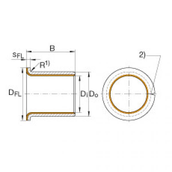 FAG Flanged bushes - EGF12070-E40-B #1 image