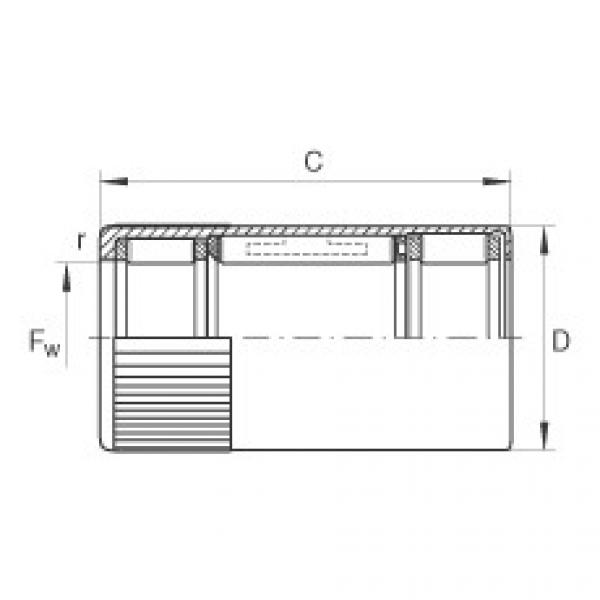 FAG Drawn cup roller clutches - HFL0822-KF-R #1 image