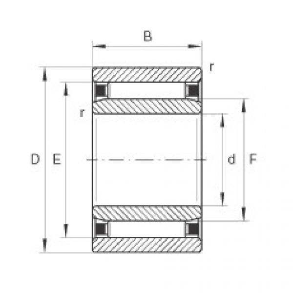 FAG Needle roller Bearings - NAO15X28X13-XL #1 image