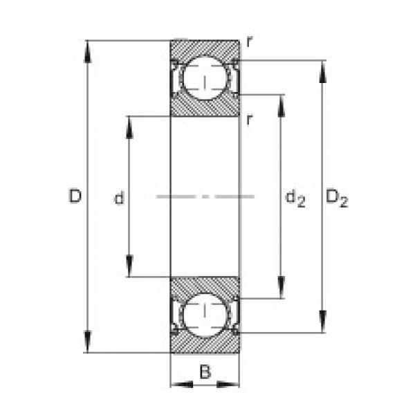 FAG Deep groove ball Bearings - 6001-C-2Z #1 image