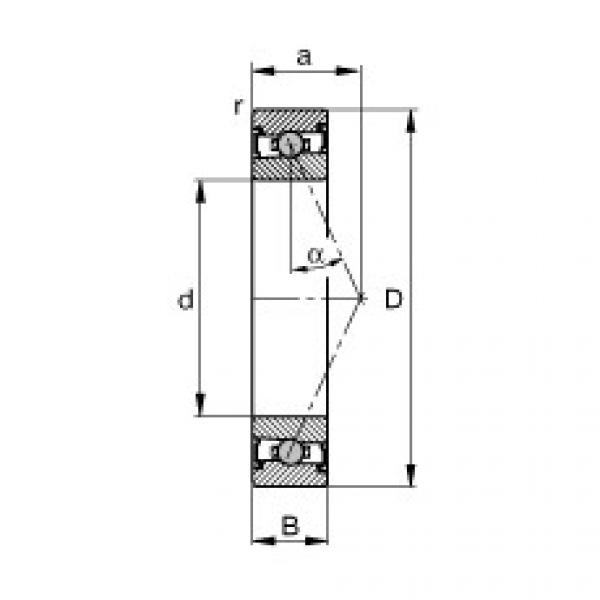 FAG Spindle Bearings - HCS7000-E-T-P4S #1 image