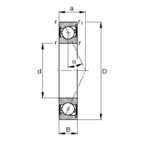 FAG Spindle Bearings - B7002-E-2RSD-T-P4S #1 image