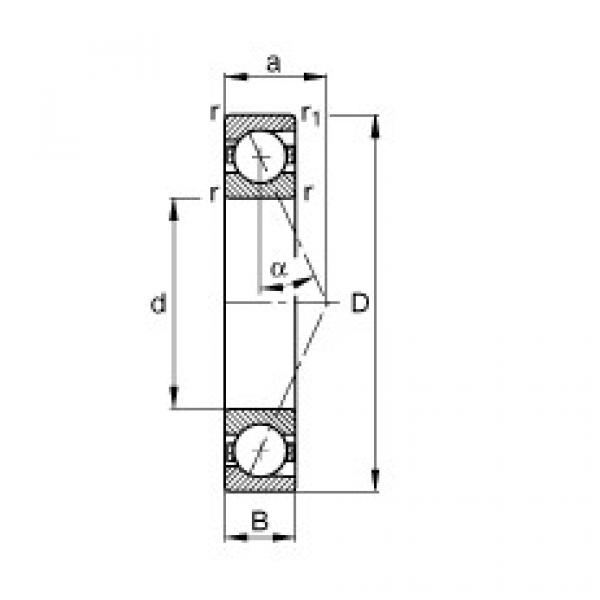 FAG Spindle Bearings - B7207-E-T-P4S #1 image