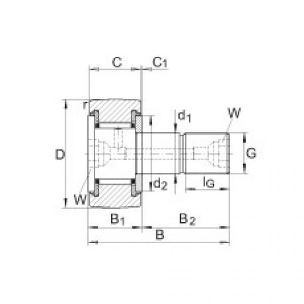 FAG Stud type track rollers - KR22-PP #1 image