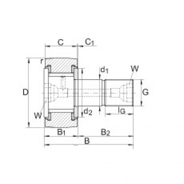 FAG Stud type track rollers - KRV22-PP #1 image