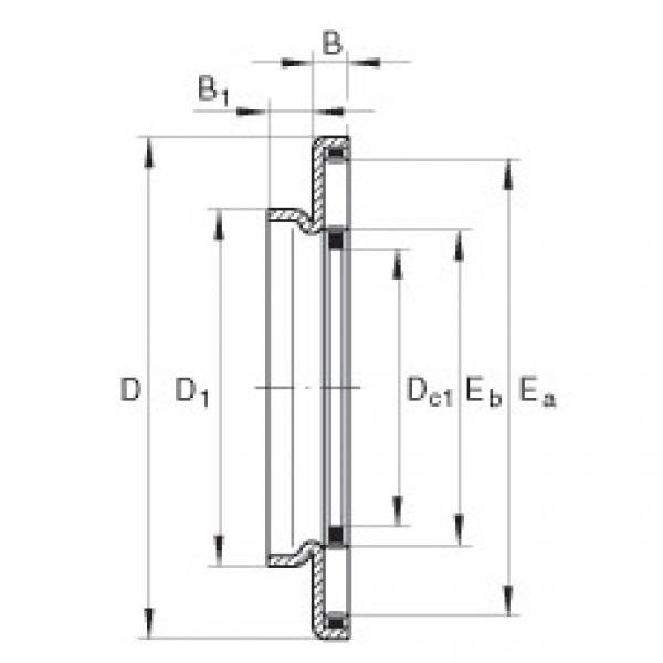 FAG Axial needle roller Bearings - AXW10 #1 image