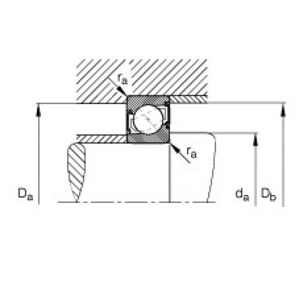 FAG Angular contact ball Bearings - 7005-B-XL-2RS-TVP #2 image