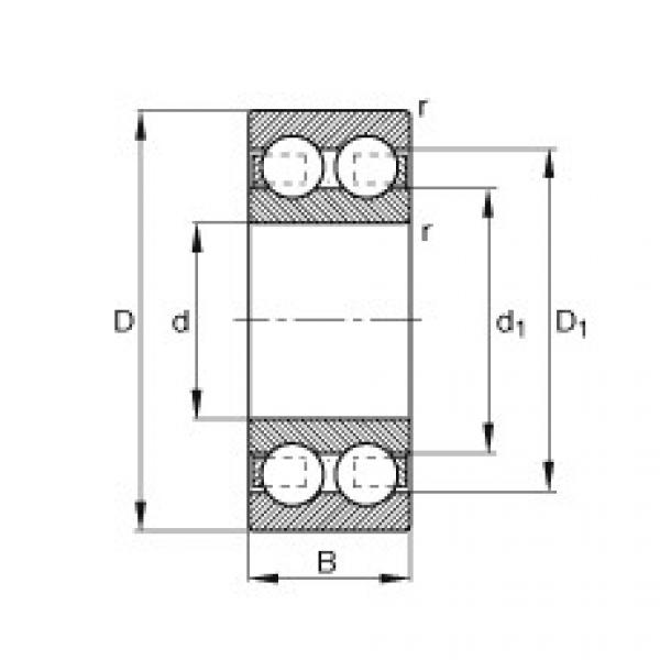 FAG Deep groove ball Bearings - 4200-B-TVH #1 image